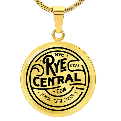 RyeCentral Whiskey Circle Necklace
