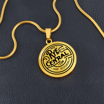 RyeCentral Whiskey Circle Necklace