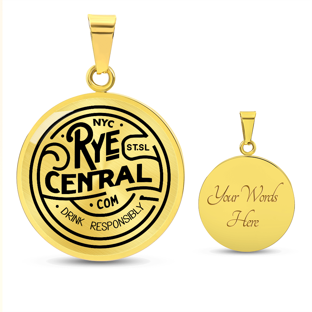 RyeCentral Whiskey Circle Necklace