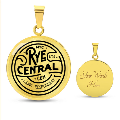RyeCentral Whiskey Circle Necklace