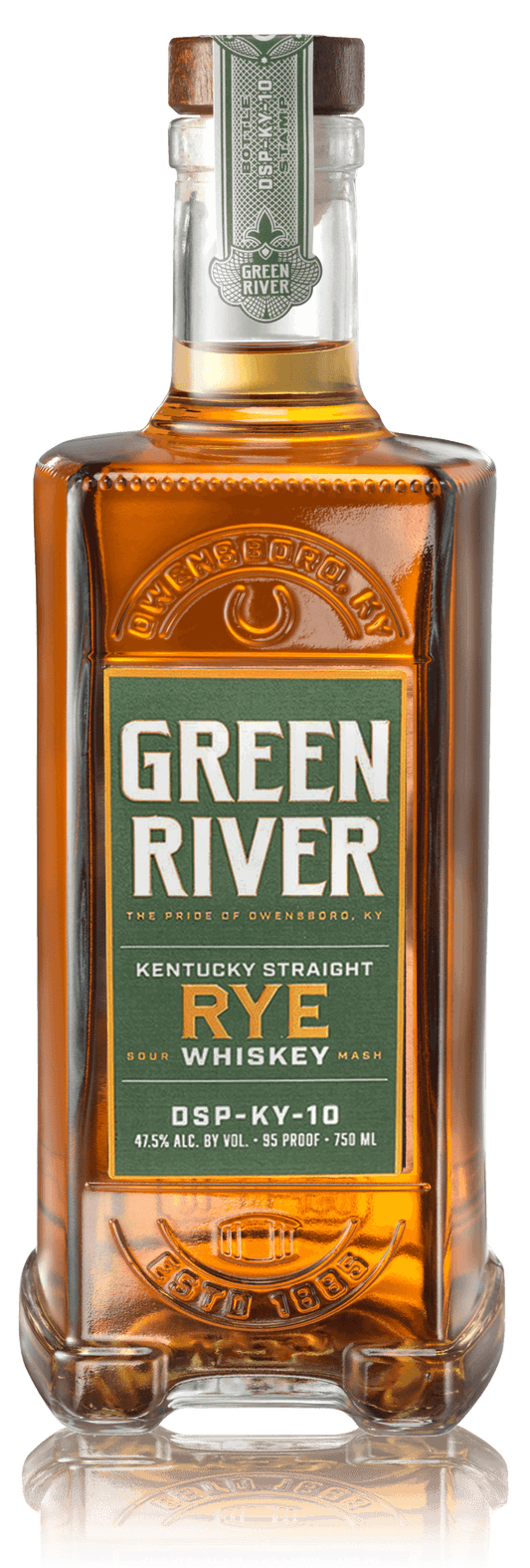 Green River Kentucky Straight Rye Whiskey Bottle