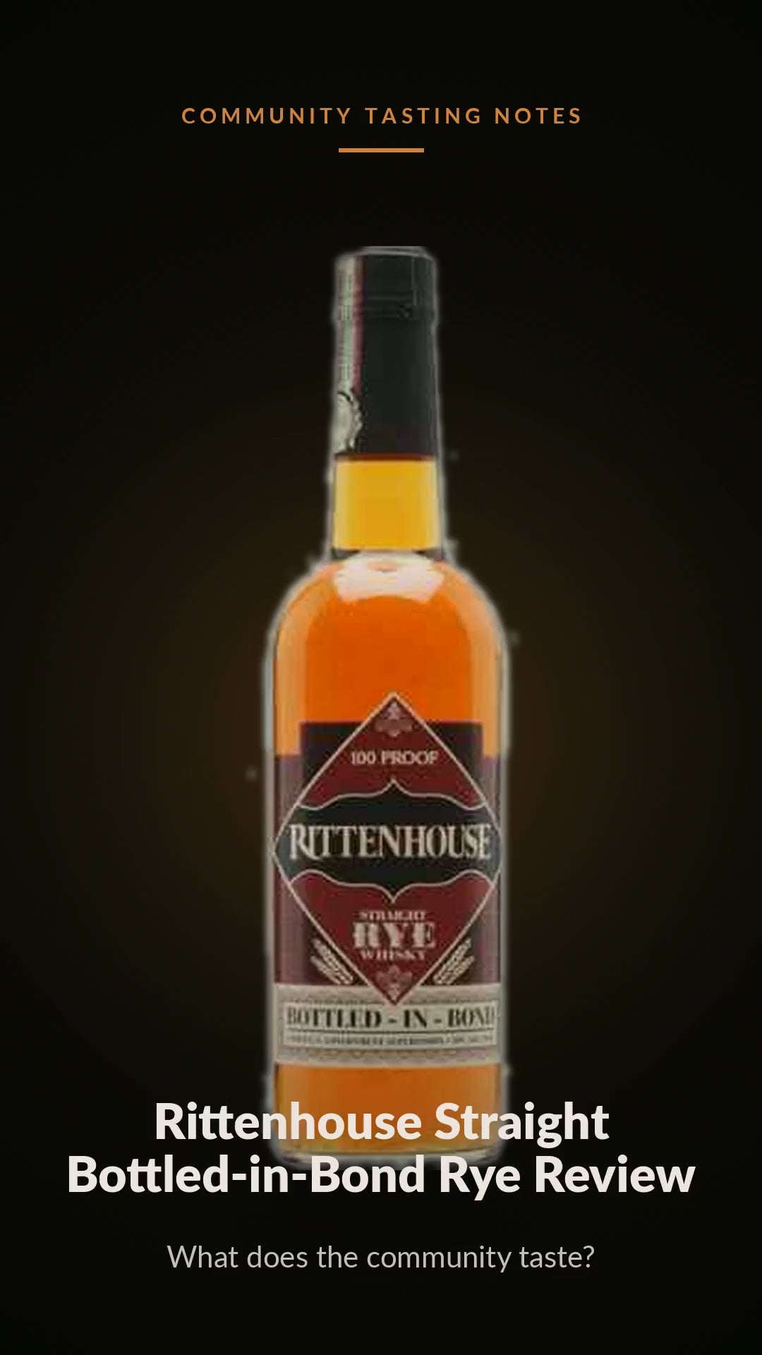 Rittenhouse Bottled-in-Bond Rye review video