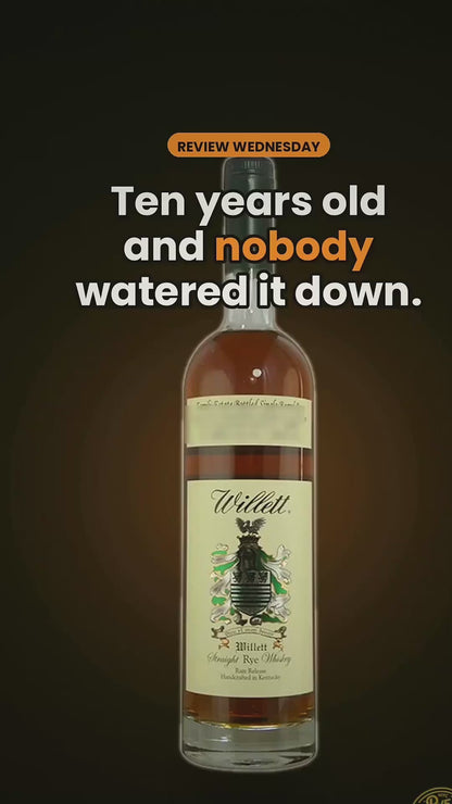 Willett Family Estate 10 Year rye review — tasting video