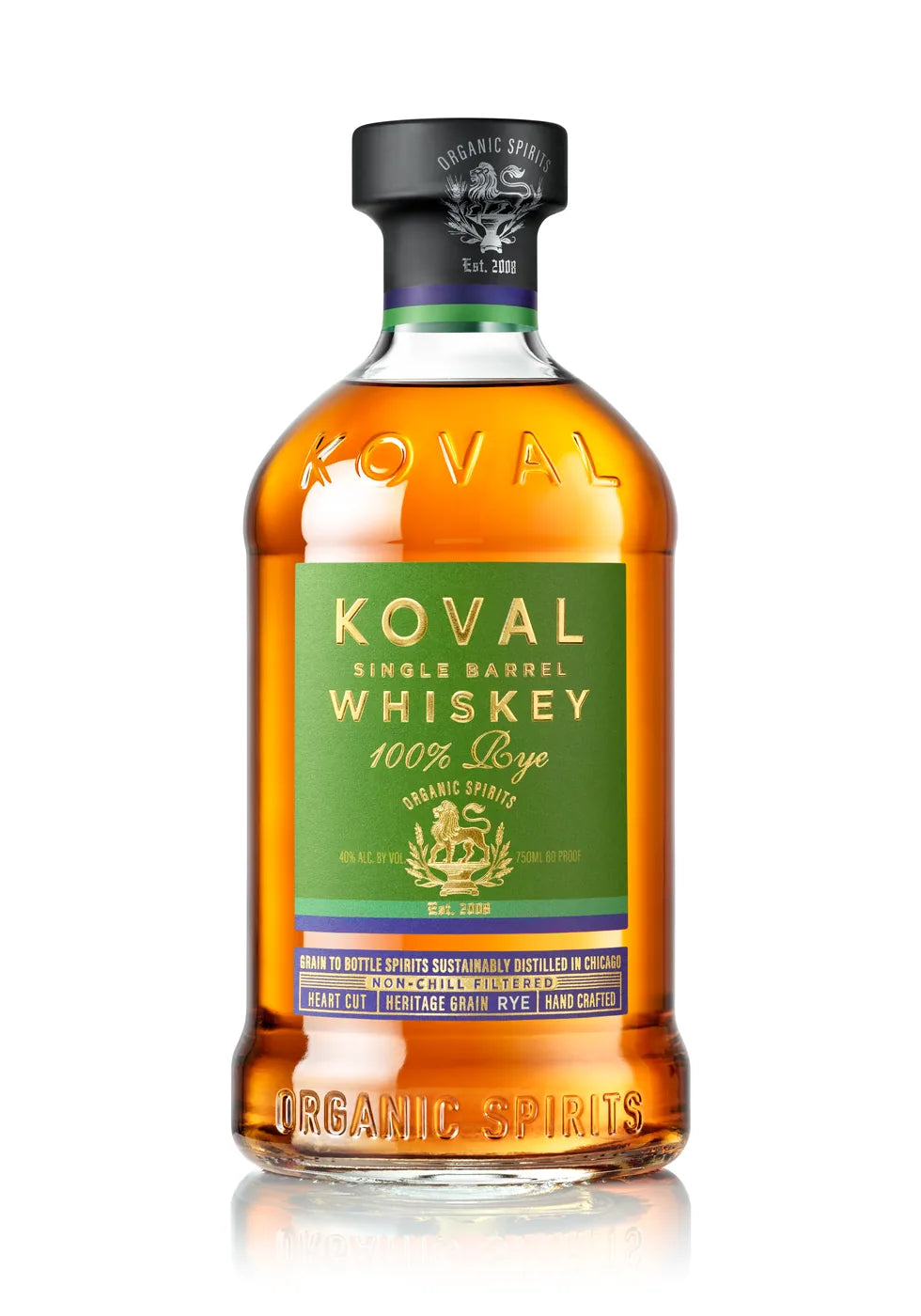 Koval Rye Whiskey Bottle