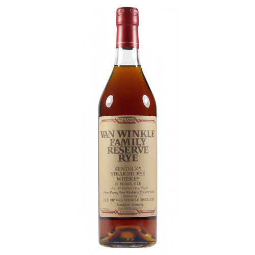 Van Winkle Family Reserve 13 Year Old Straight Rye Whiskey (Review)
