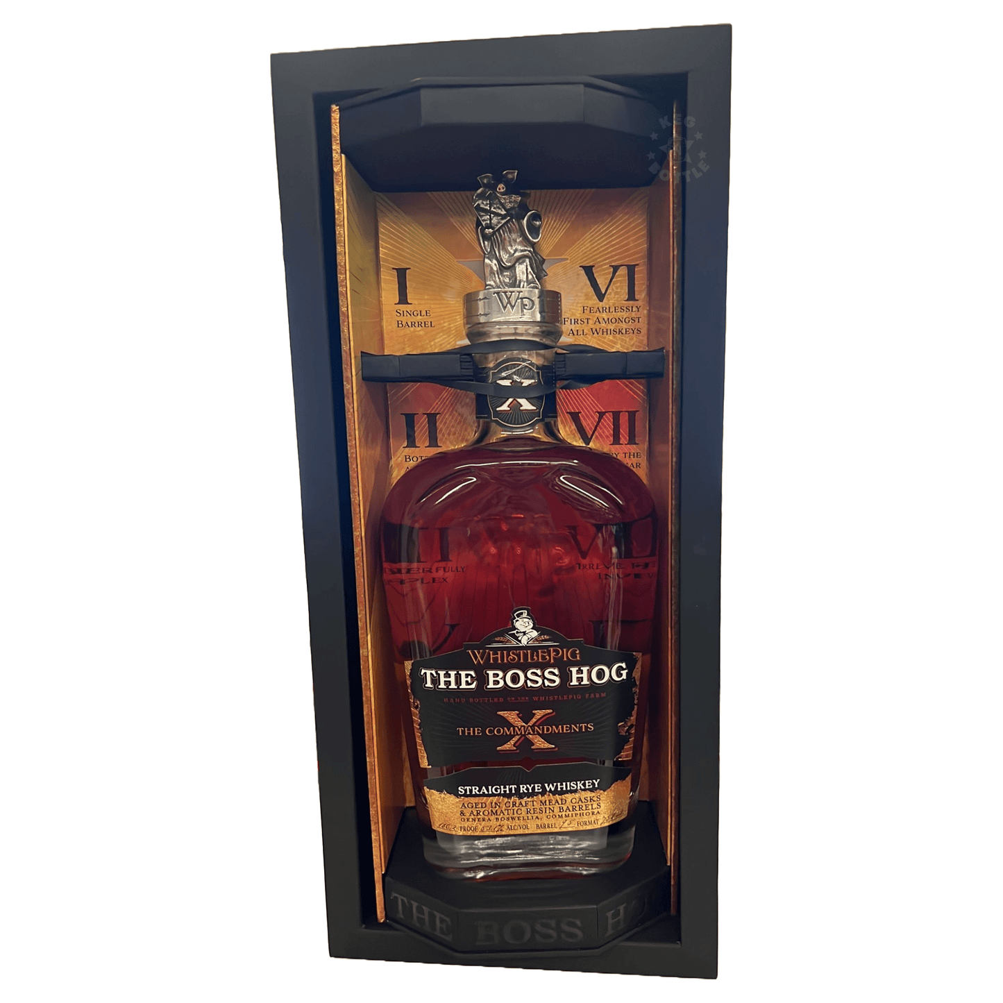 WhistlePig Boss Hog X whiskey box packaging